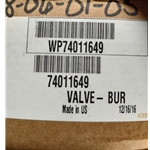 Wpl WP74011649 Burner Valve Dual